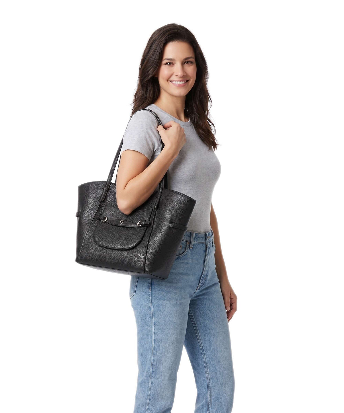 Aigner Cavallo L Tote bag black