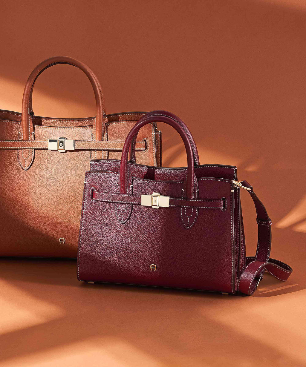 Aigner Farah L Handbag cognac brown
