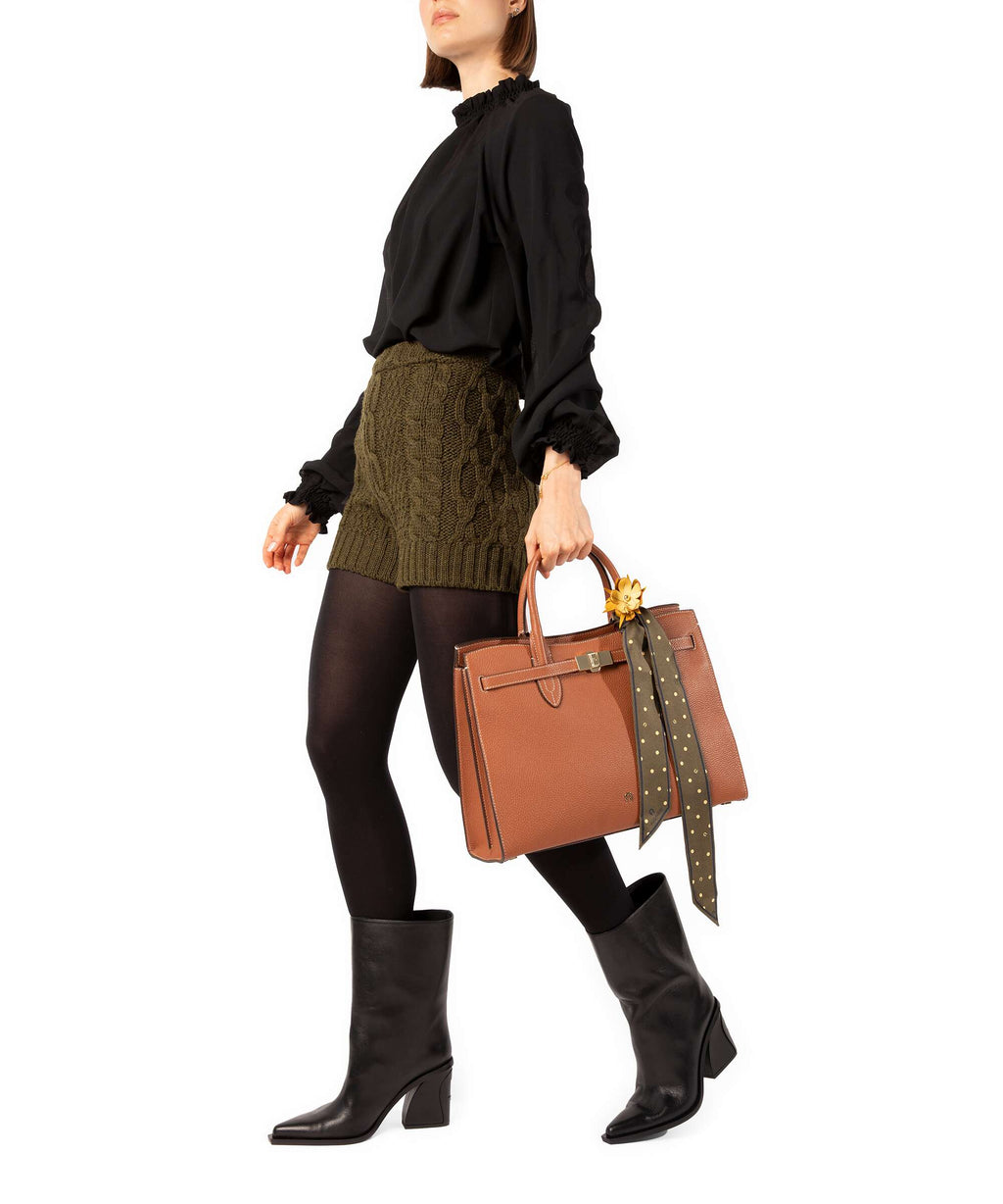 Aigner Farah L Handbag cognac brown