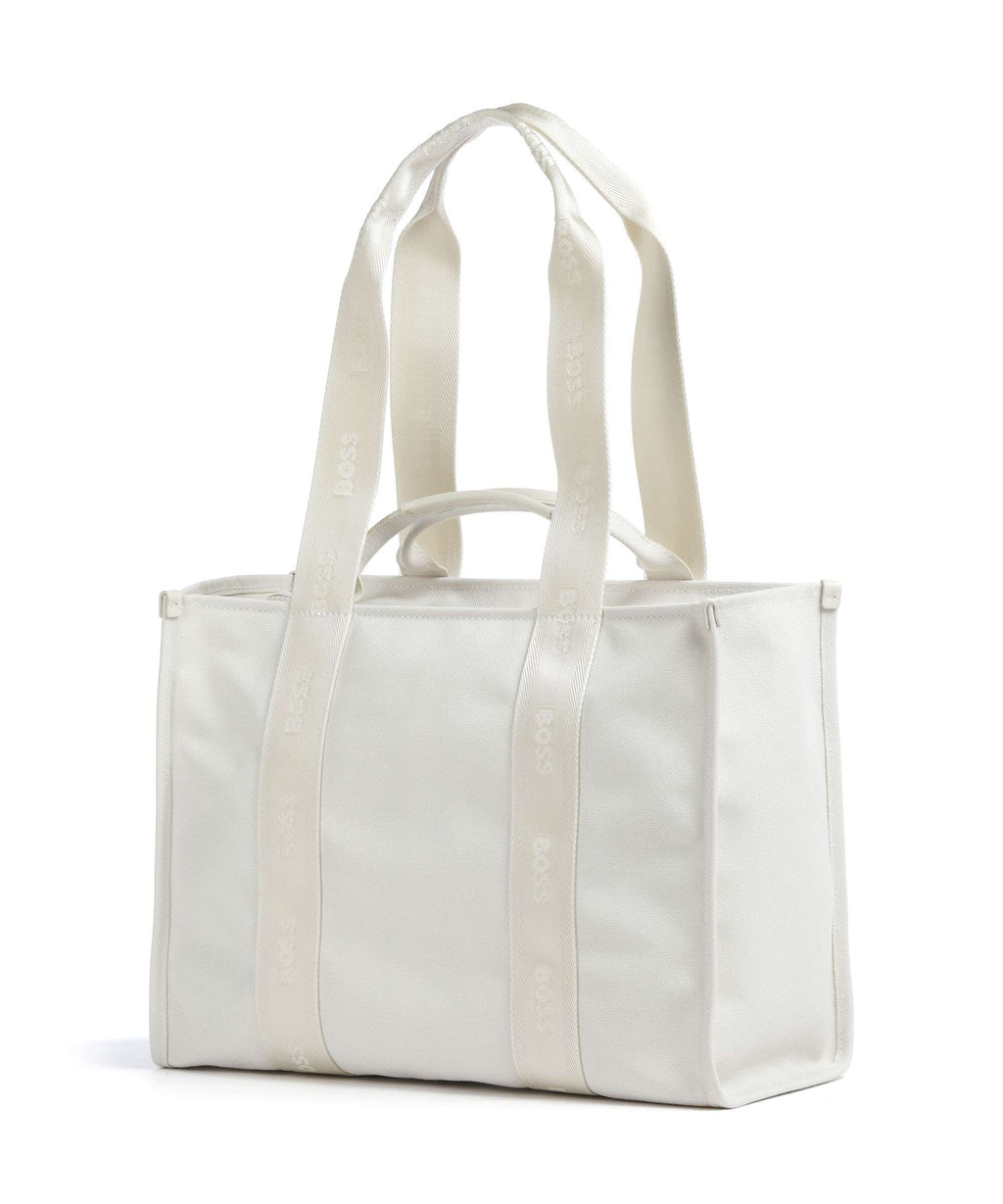 BOSS Sandy Tote bag open white
