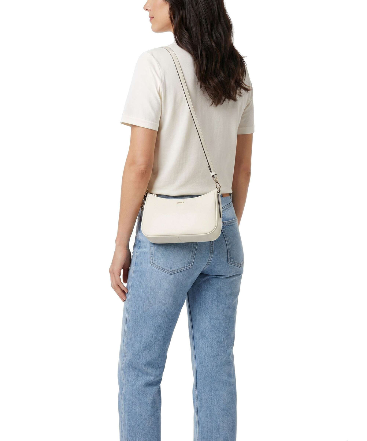 BOSS Numah Crossbody bag open white