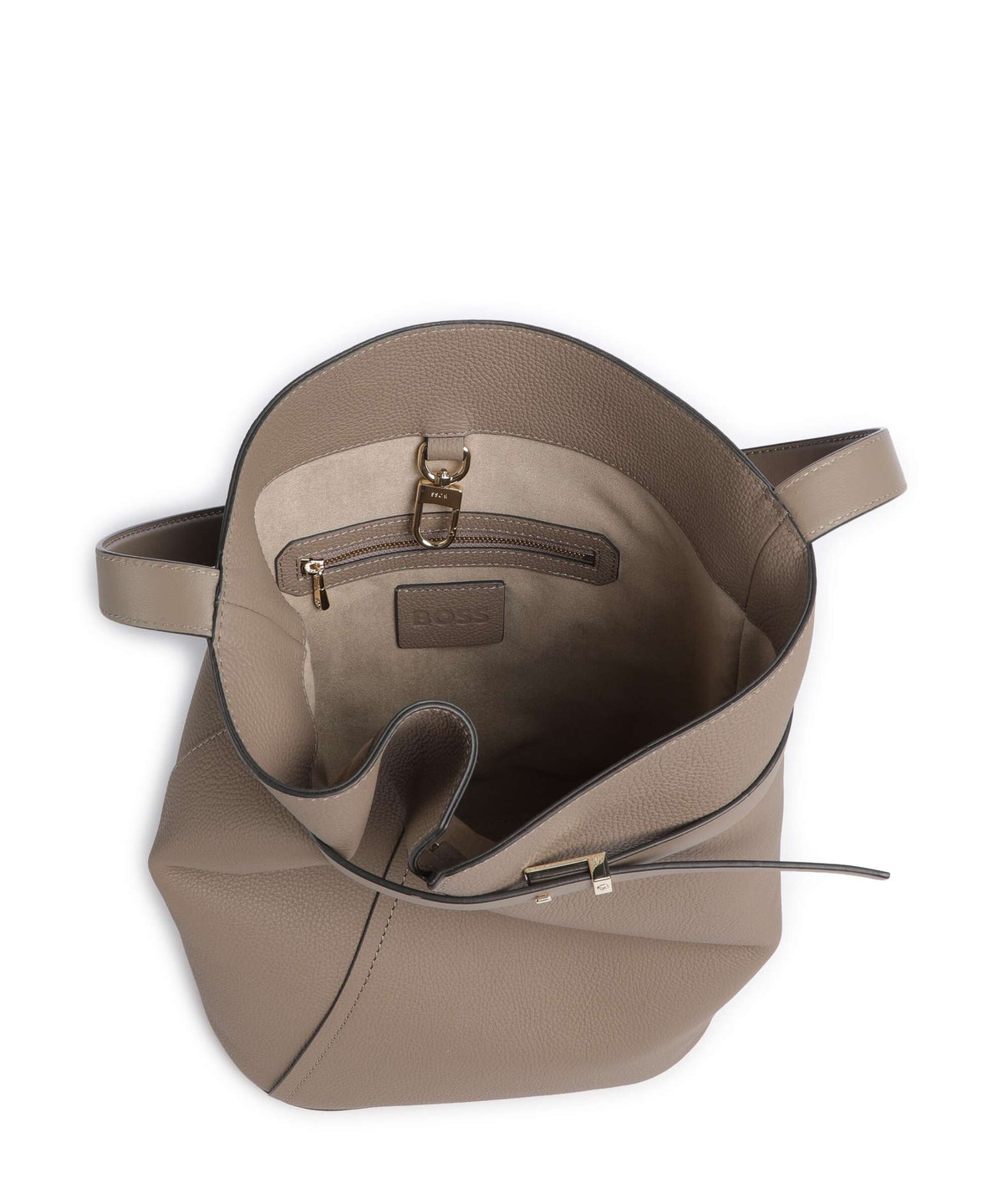 BOSS Revers Bucket bag dark beige