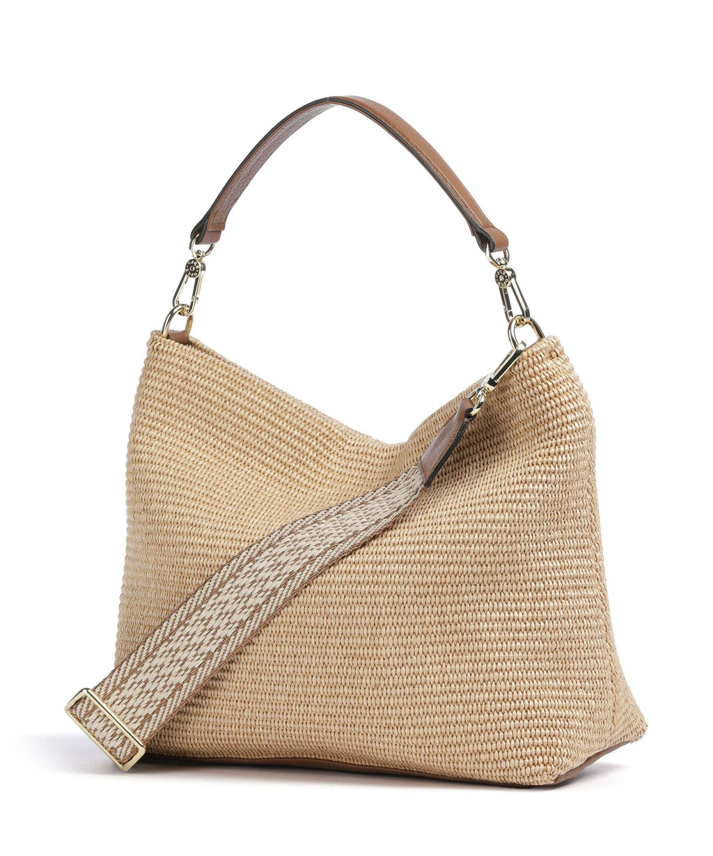 Abro Raffia Kaia Hobo bag natural
