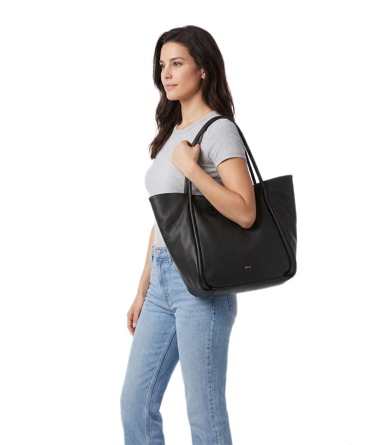 Abro Dalia Willow Tote bag black/nickel