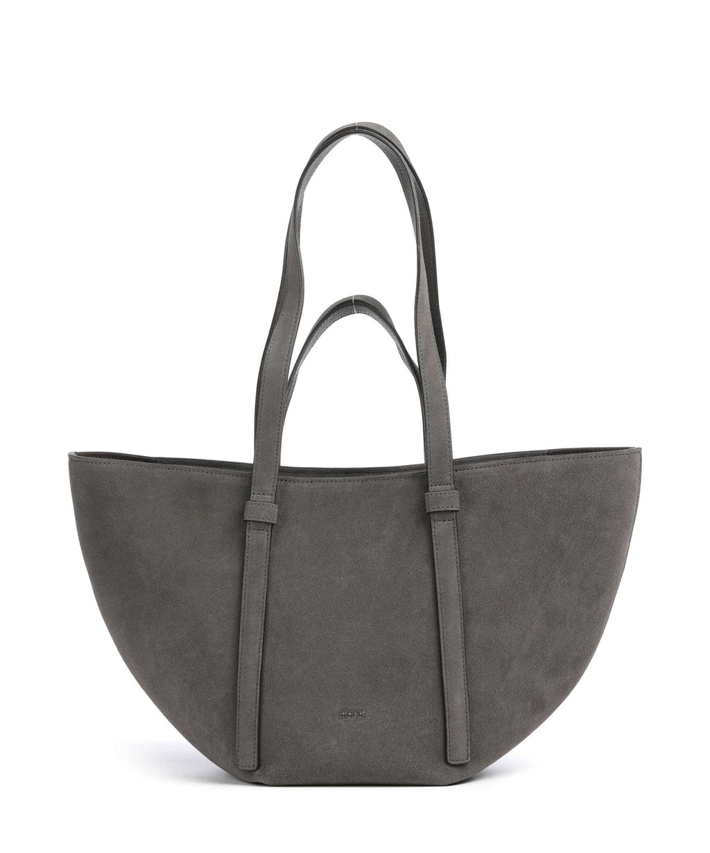 Abro Suede Cosmo Medium Tote bag grey
