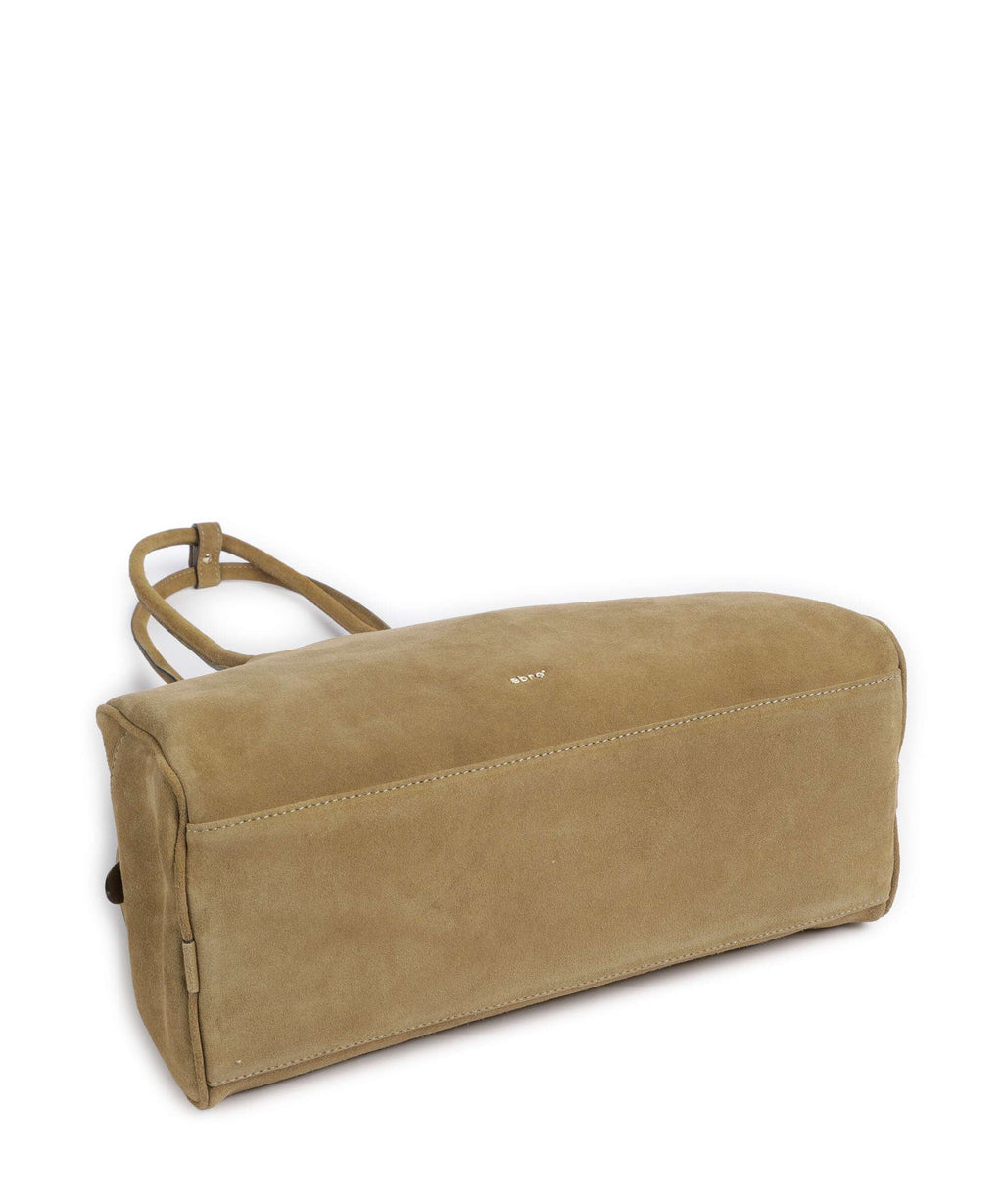 Abro Suede Amara Shoulder bag mud