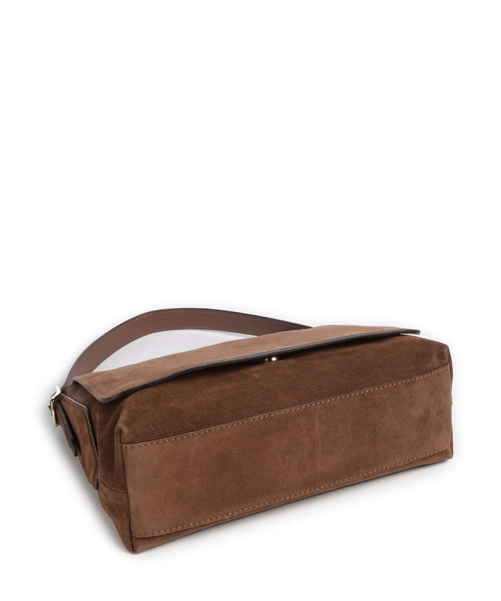 Abro Suede Carina Shoulder bag wood