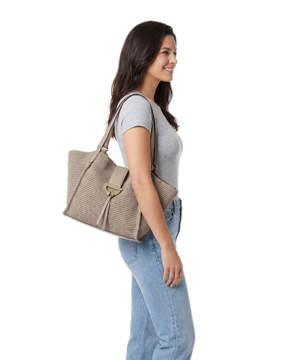 Abro Raffia Classica Temi Tote bag siena