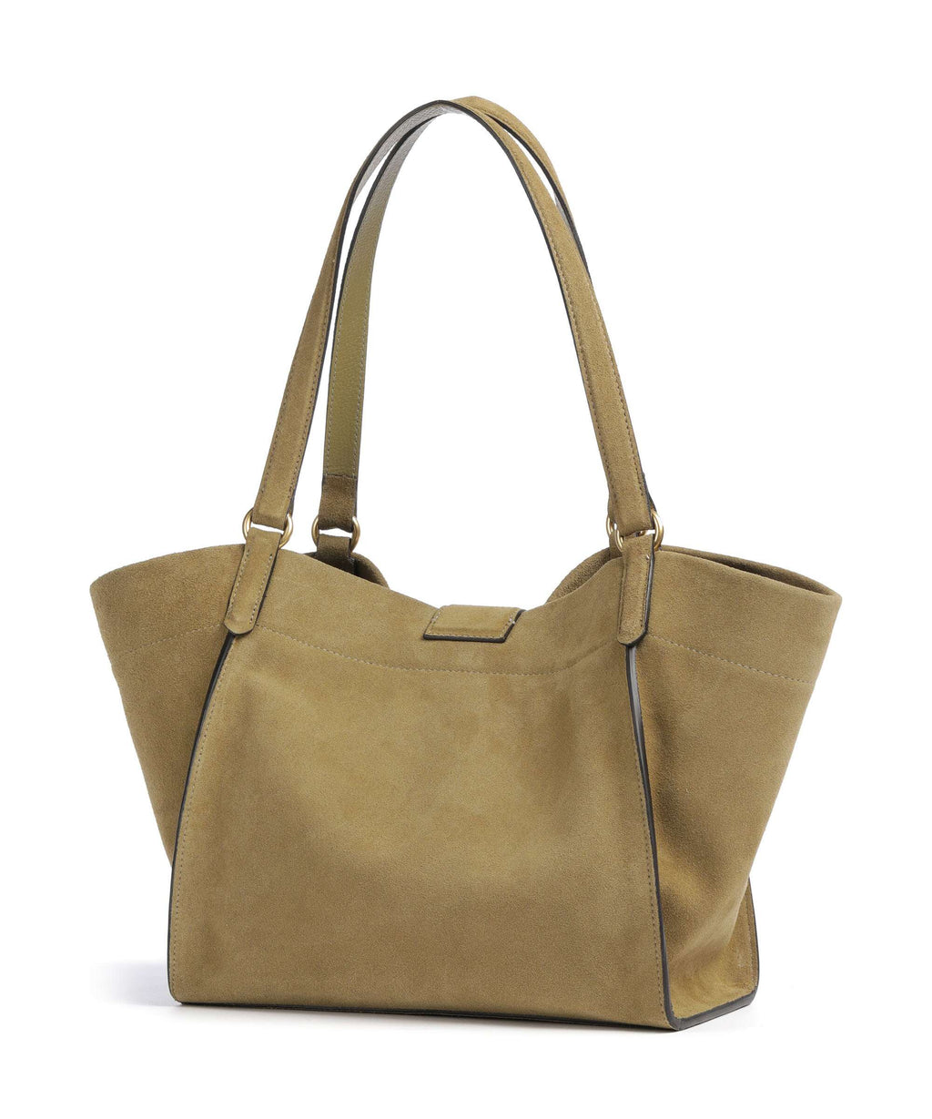 Abro Suede Temi Tote bag mud