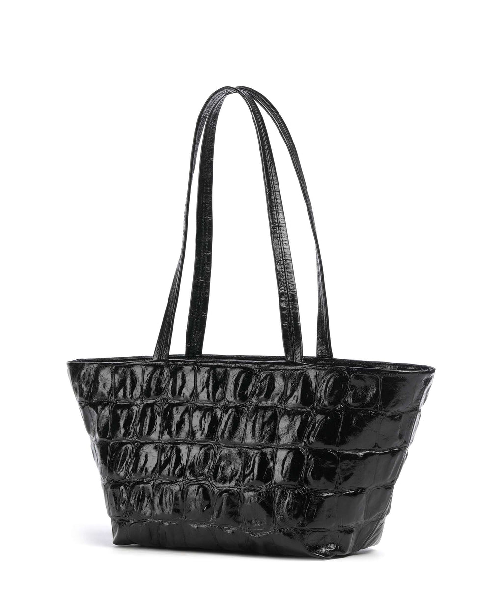 Abro Maxxi Cocco Alba Shoulder bag black/nickel