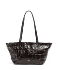 Abro Maxxi Cocco Alba Shoulder bag dark brown