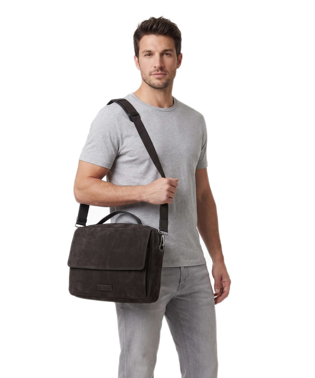 Marc O'Polo Emil M Briefcase burnt coffee