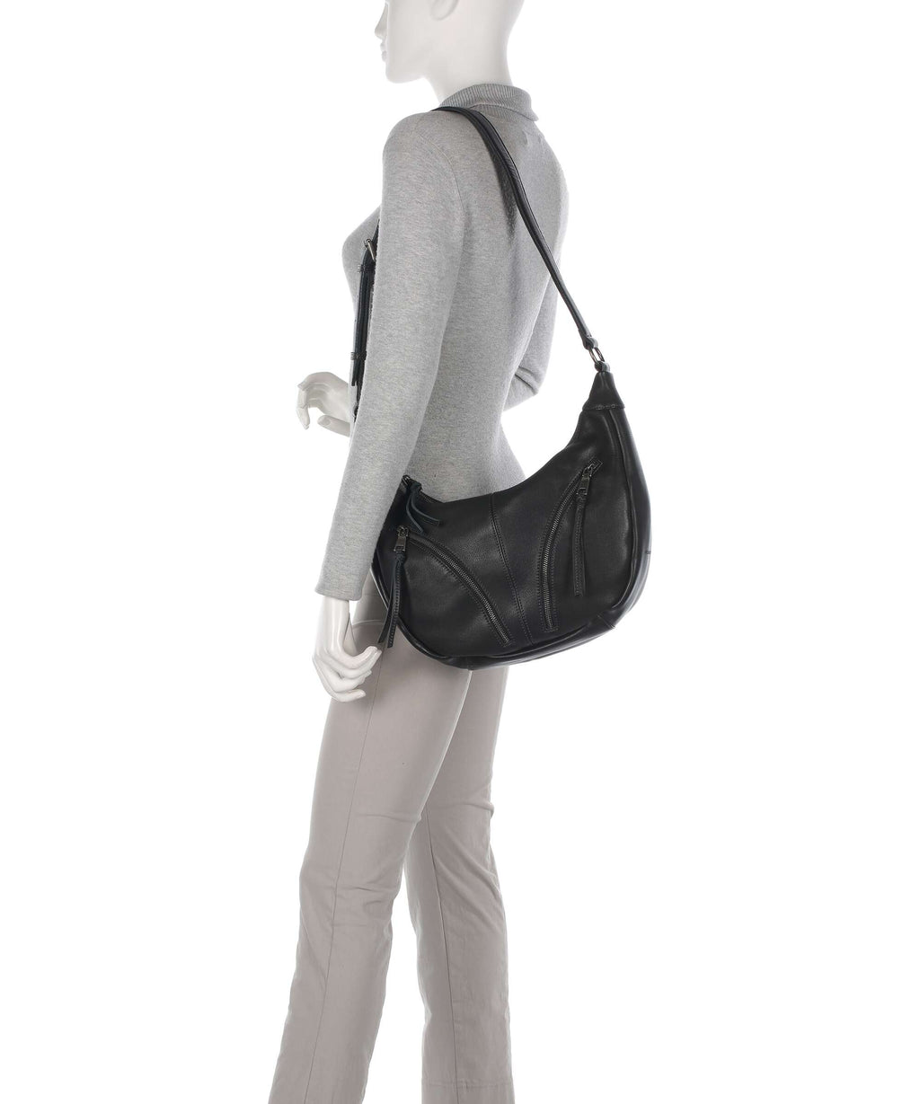 FredsBruder Dear Hobo bag black