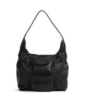 FredsBruder Deep Dark Hobo bag black