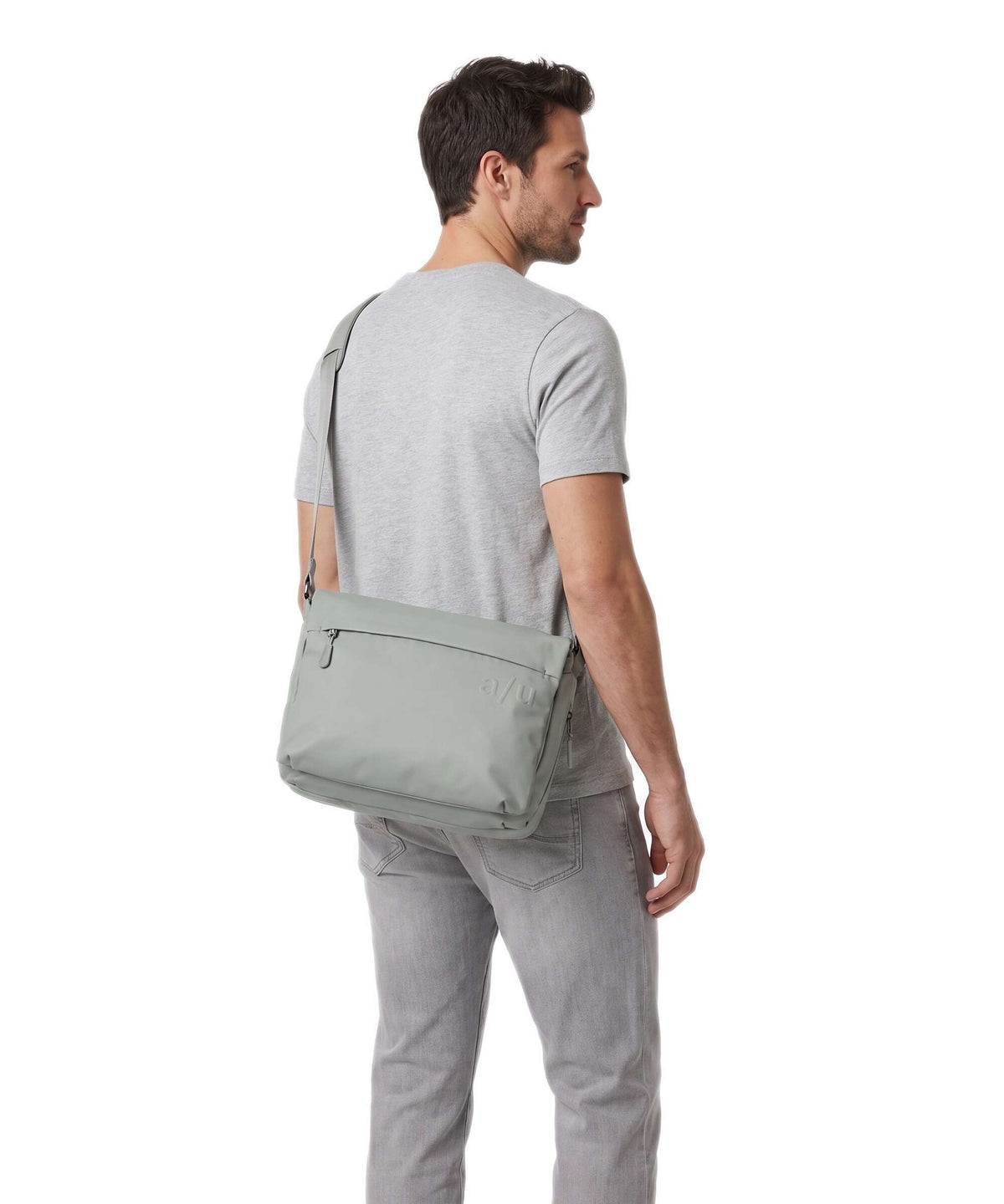 Aunts & Uncles Japan Lite Aoki Messenger bag sage green
