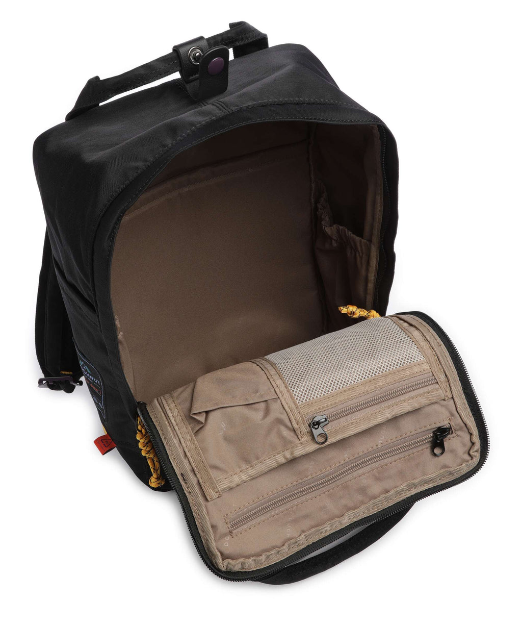 Doughnut Happy Camper Macaroon Backpack black