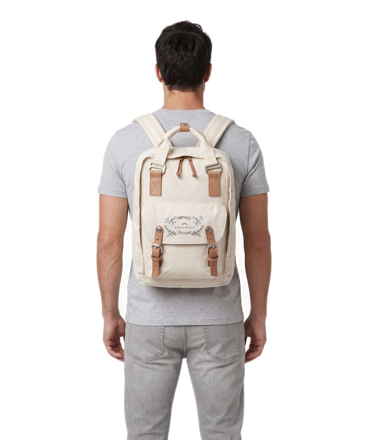Doughnut Sweetened Fantasy Macaroon Backpack beige