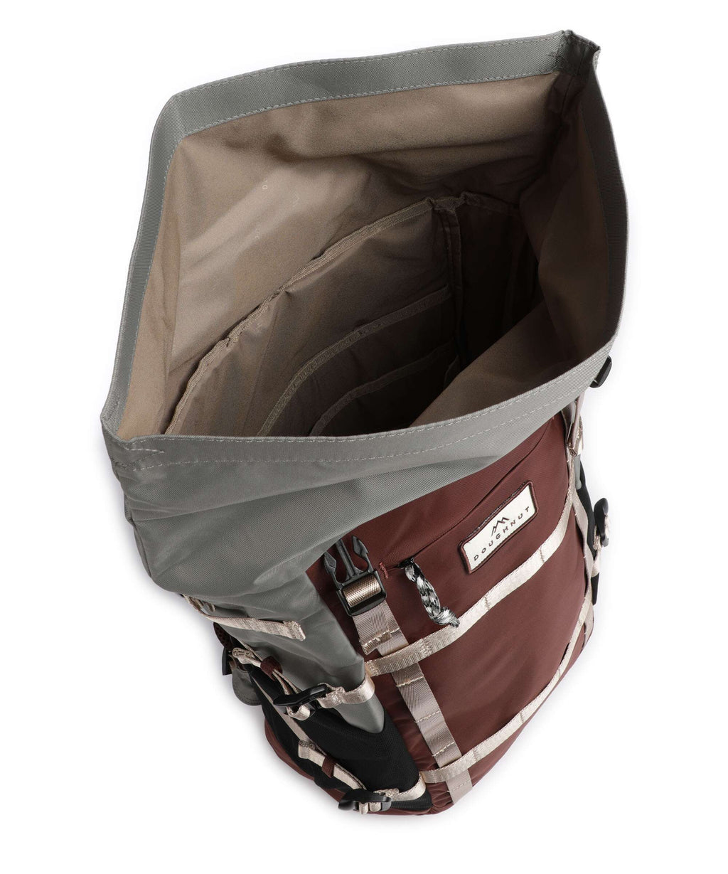 Doughnut Paratrooper Rolltop backpack brown/grey