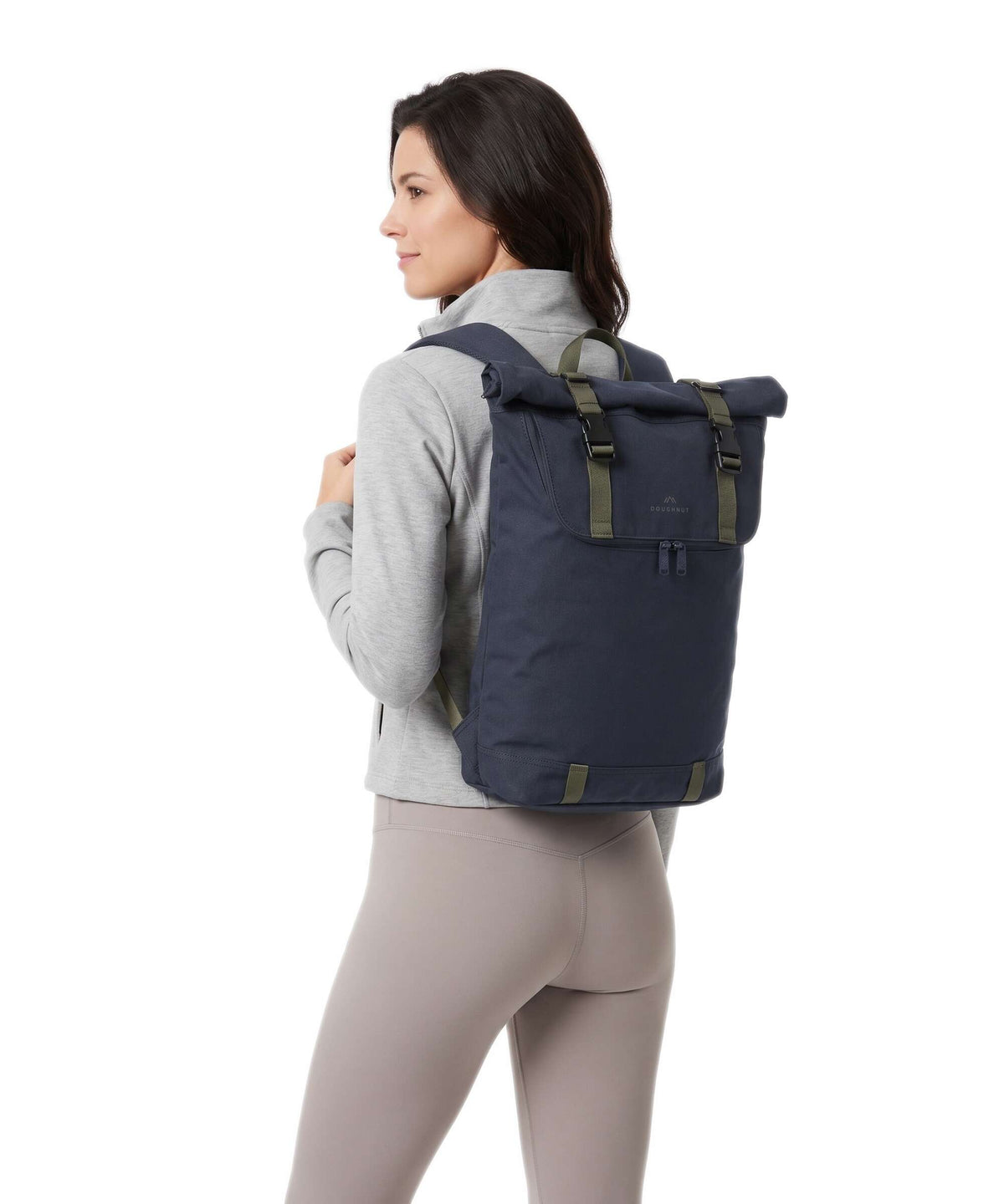 Doughnut Mediative Christopher Rolltop backpack midnight blue