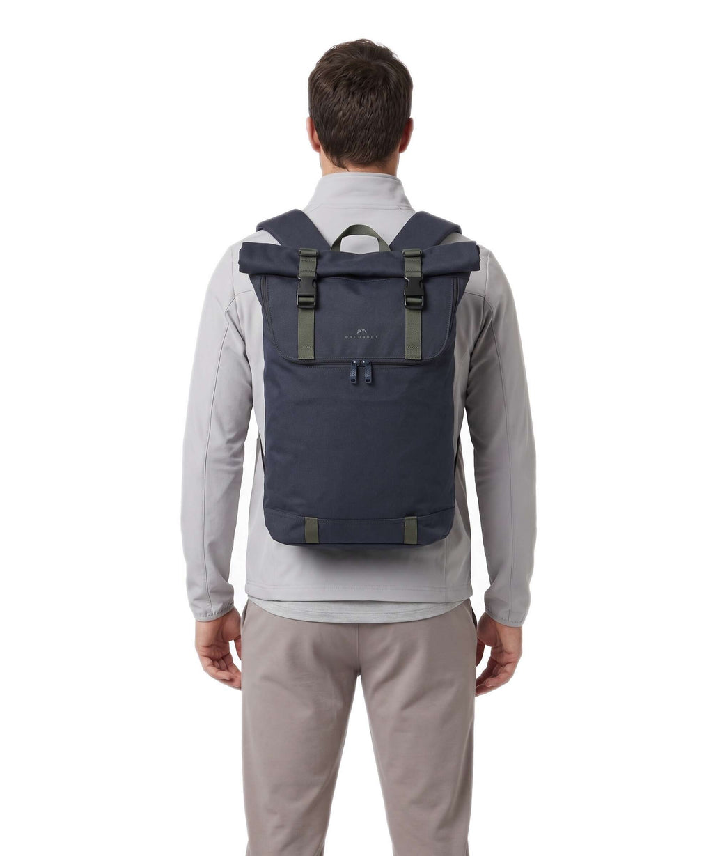 Doughnut Mediative Christopher Rolltop backpack midnight blue