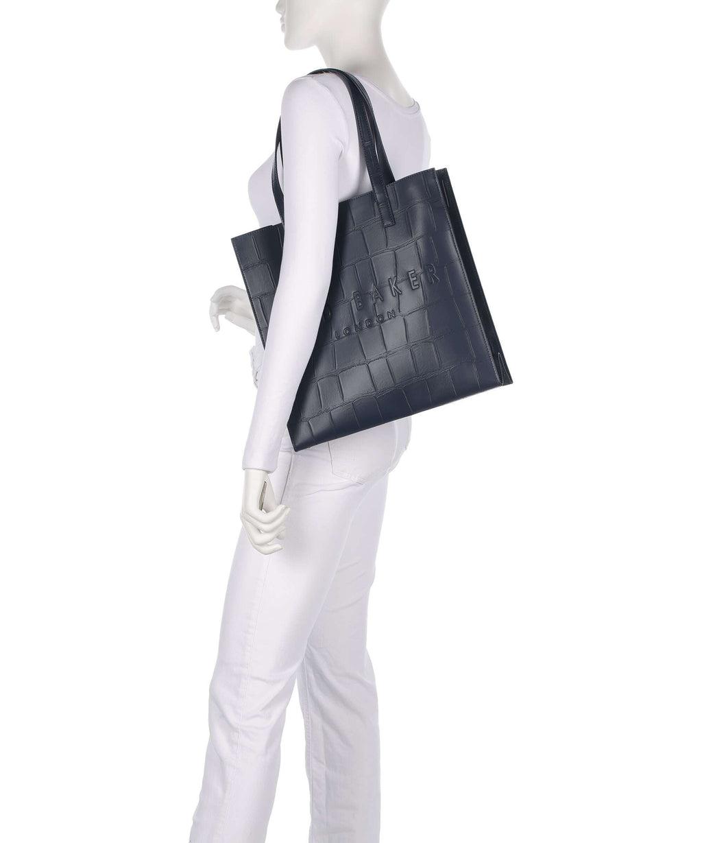 Ted Baker Croccon Tote bag navy
