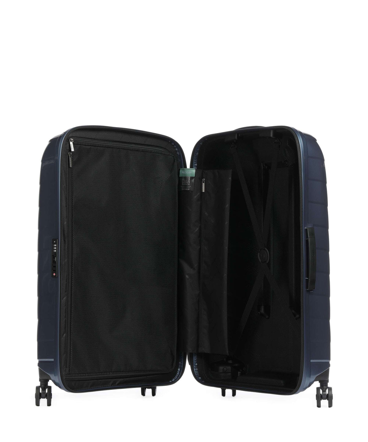 Samsonite Attrix Spinner (4 wheels) steel blue