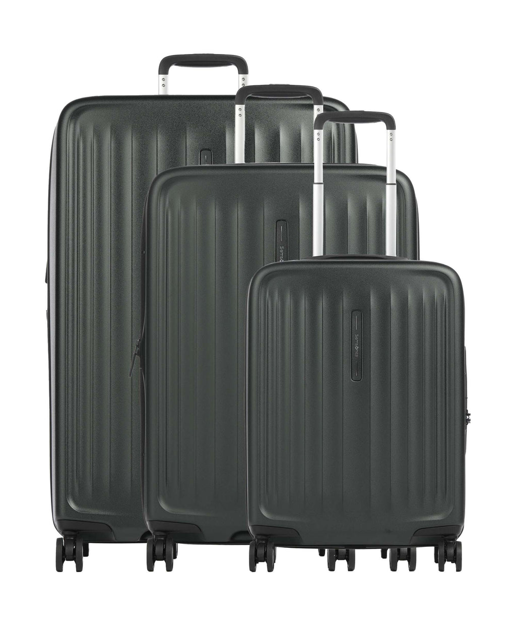 Samsonite Fyrm Suitcase set (4 wheels) deep green
