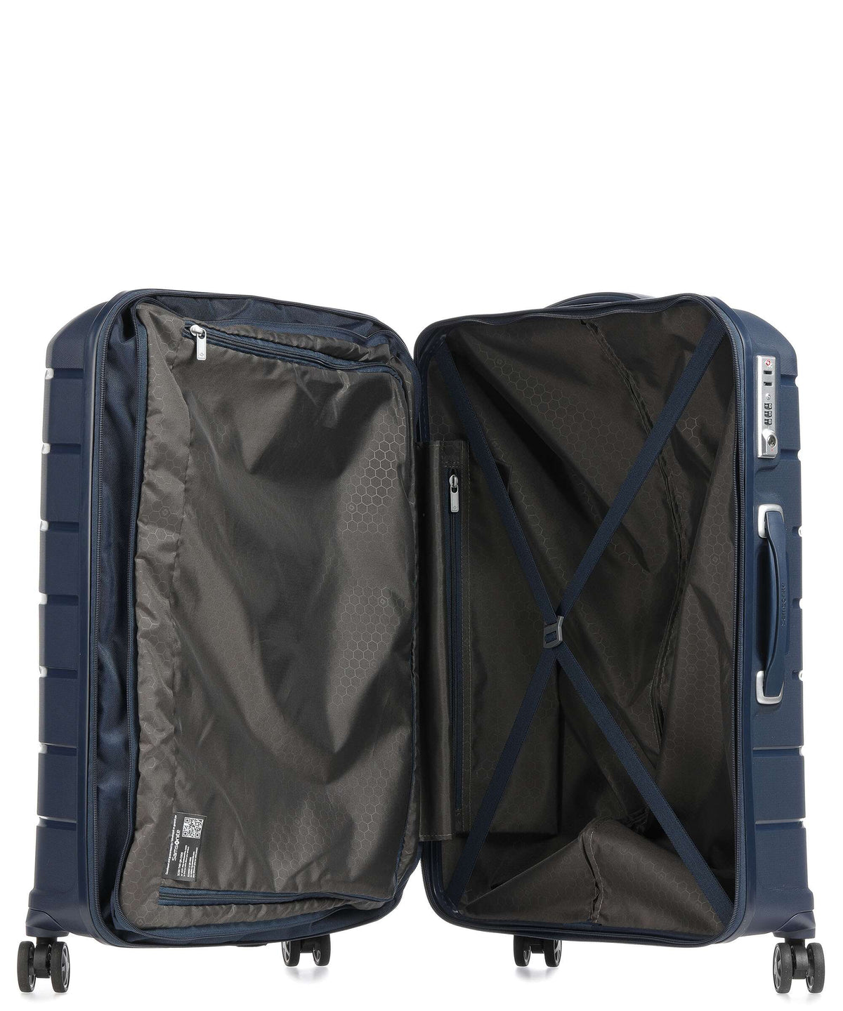 Samsonite Flux Exp Spinner (4 wheels) navy blue