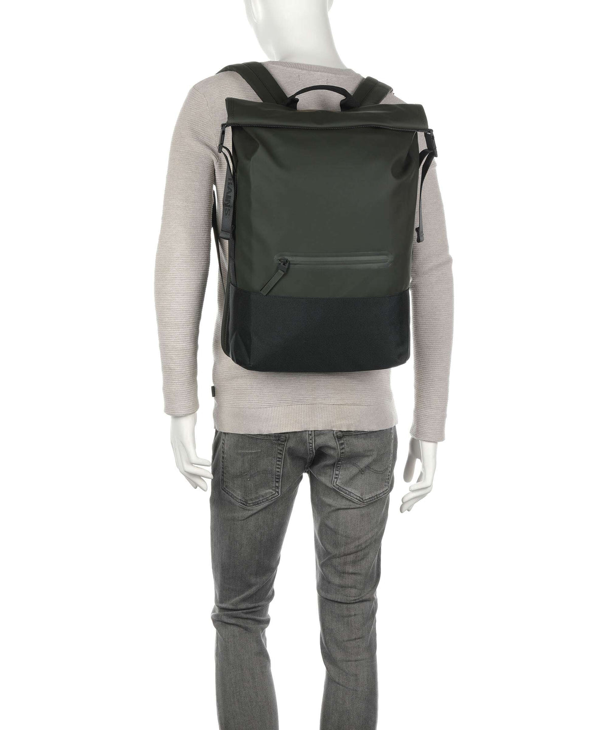 Rains Trail Rolltop backpack green