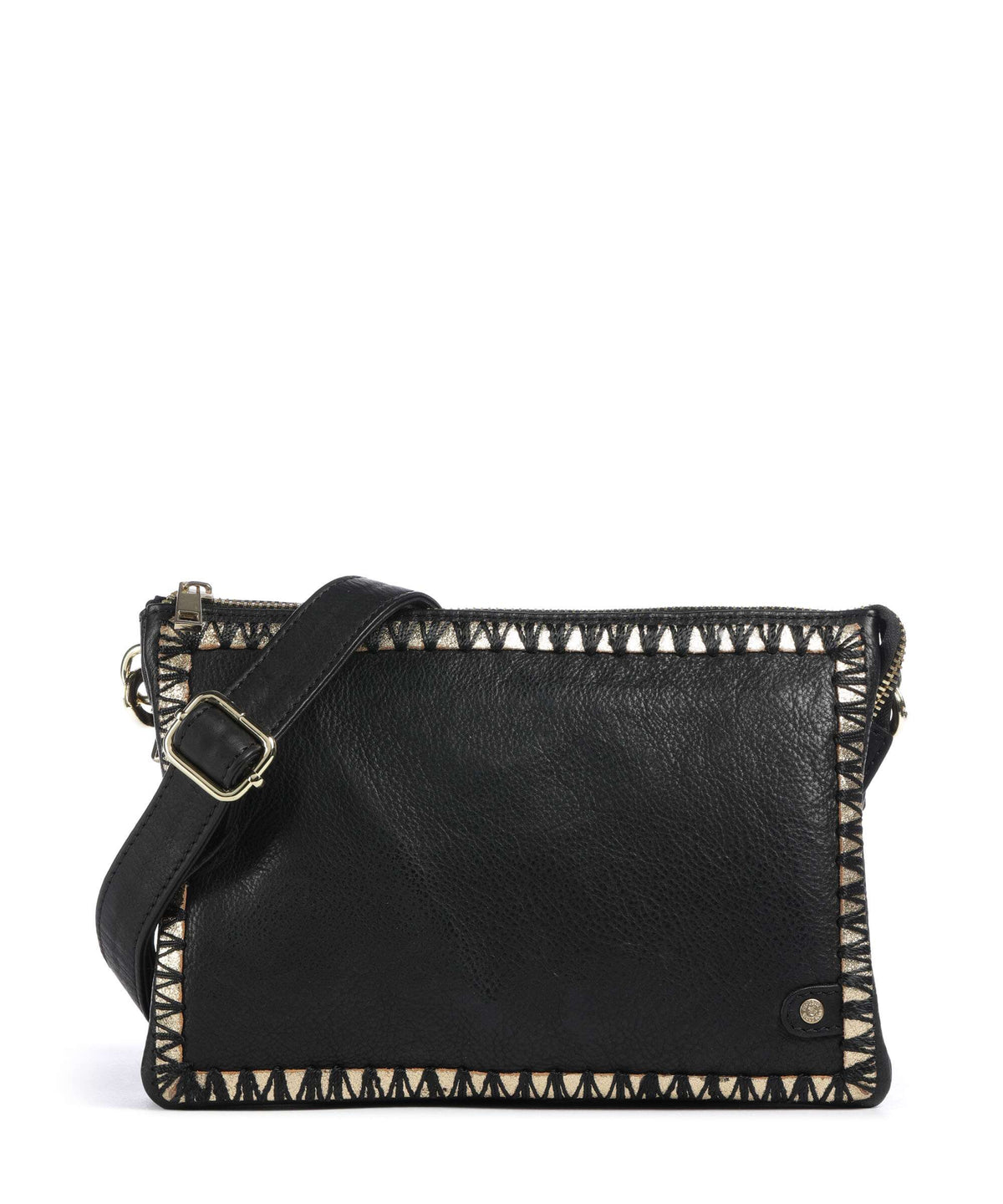 Depeche Golden Magic Crossbody bag black