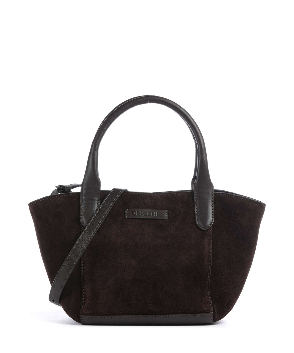Depeche Madrid Crossbody bag chocolate