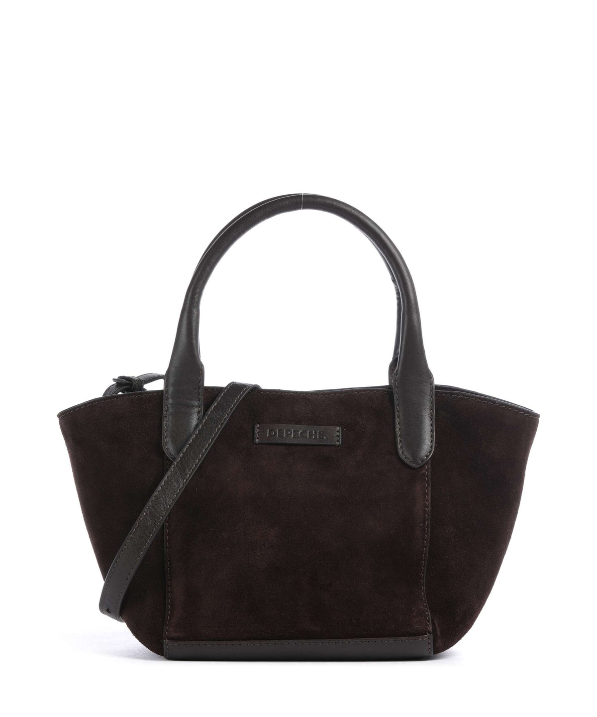 Depeche Madrid Crossbody bag chocolate