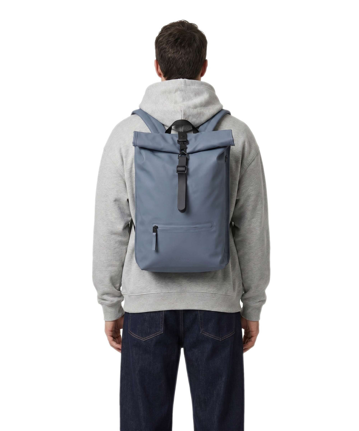 Rains Rolltop backpack blue dusk