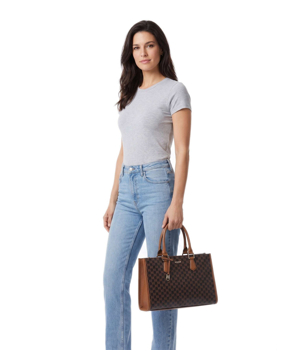 Kazar Nafi Handbag dark brown