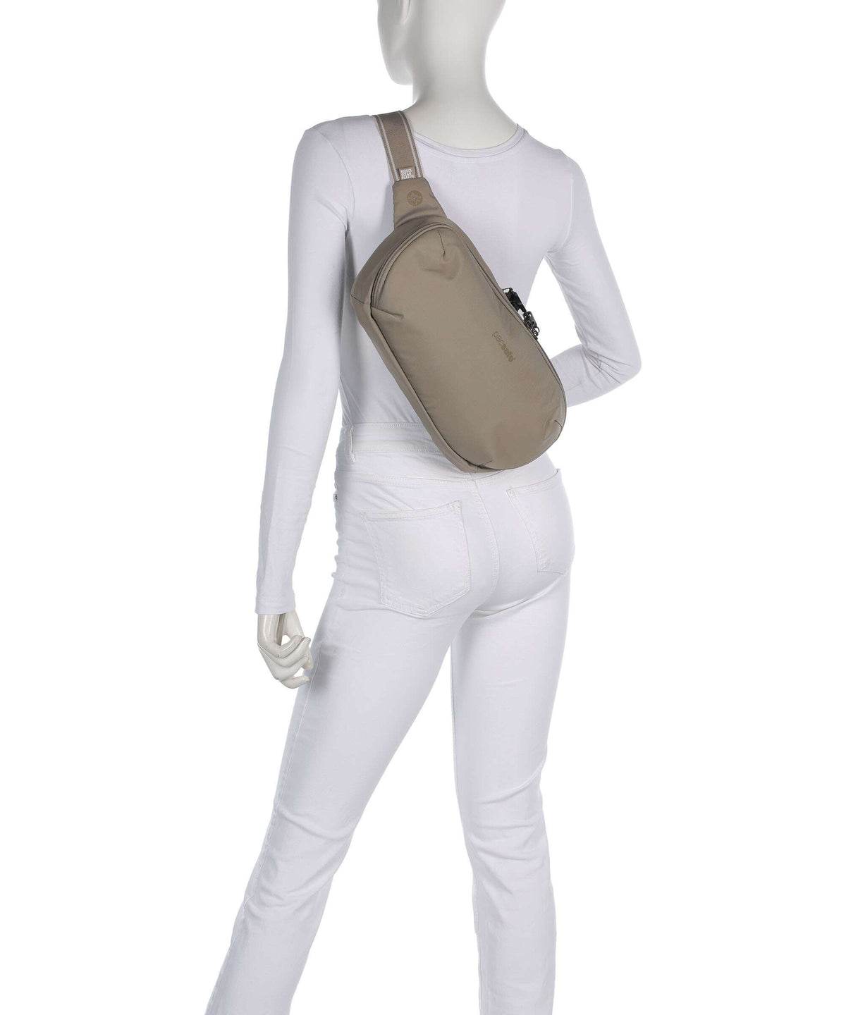 Pacsafe V Sling bag beige