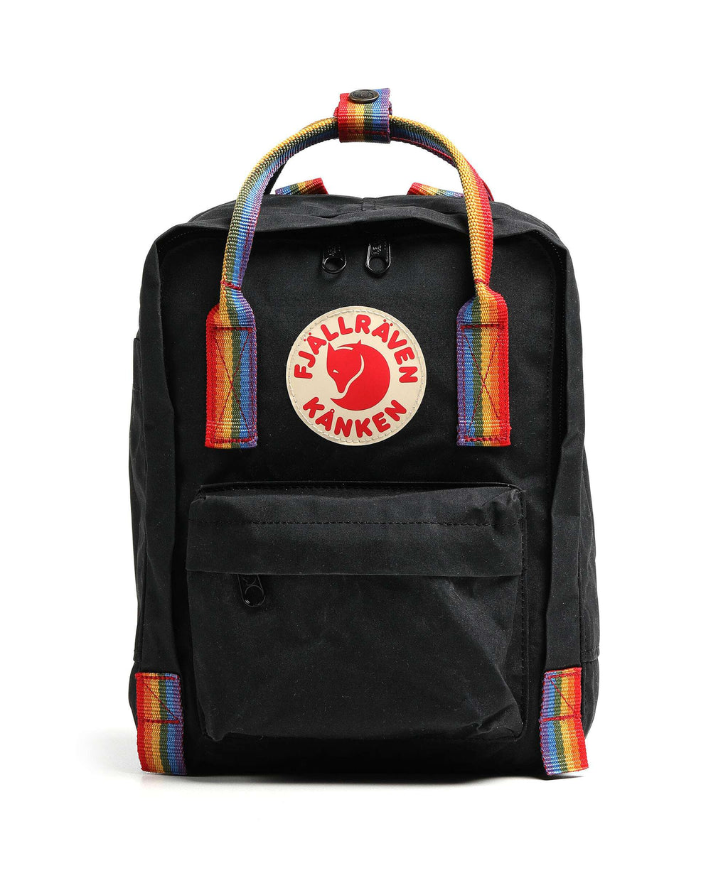 Fjällräven Kånken Rainbow Mini Backpack schwarz