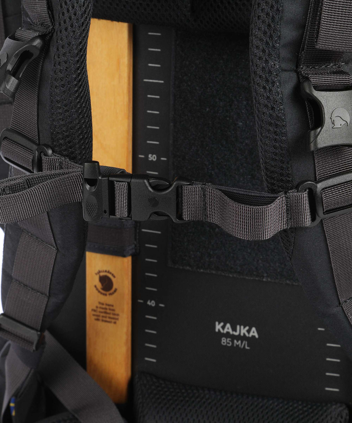 Fjällräven Kajka 85 Trekking backpack coal black