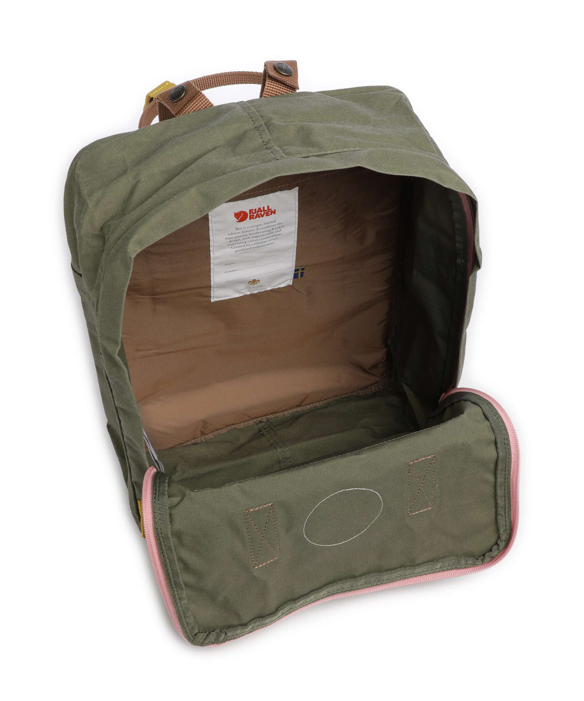 Fjällräven Kånken Koncept Backpack green khaki dust