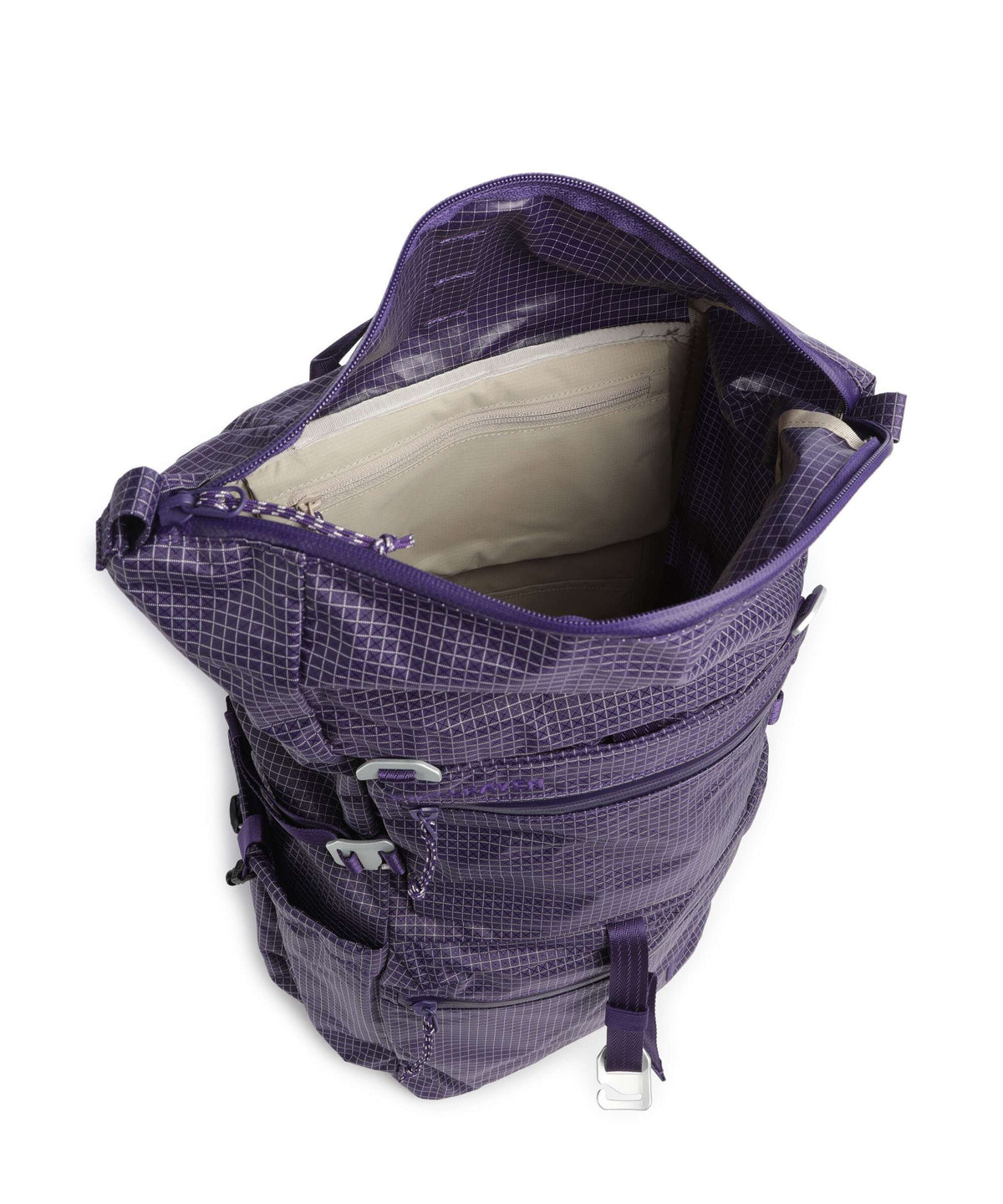 Fjällräven High Coast 26 Rolltop backpack dark violet
