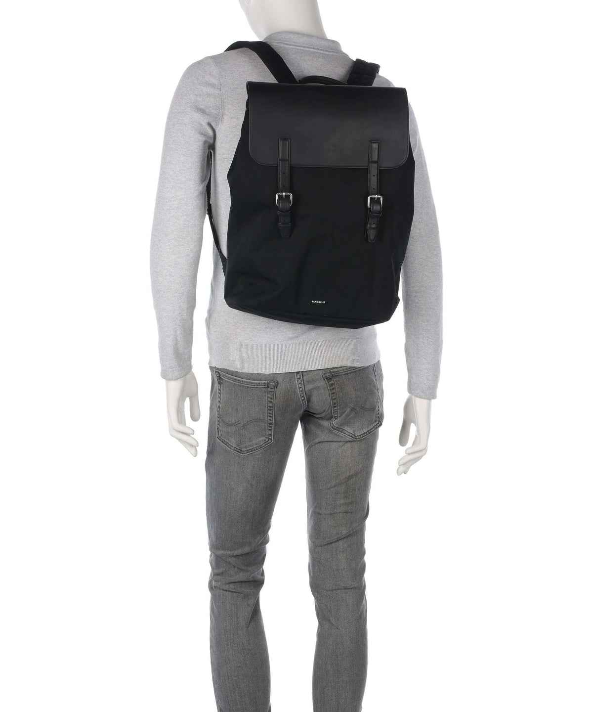 Sandqvist Everyday Classics Lid L Backpack black