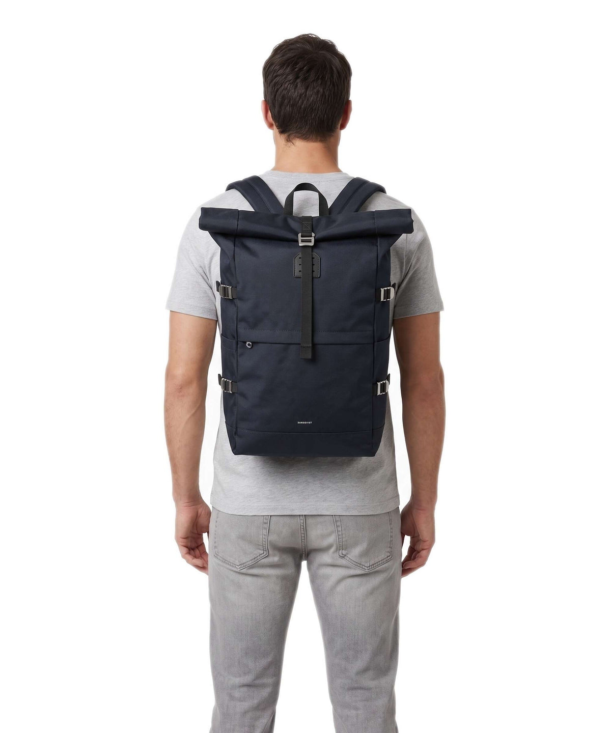 Sandqvist Icon L Rolltop backpack navy