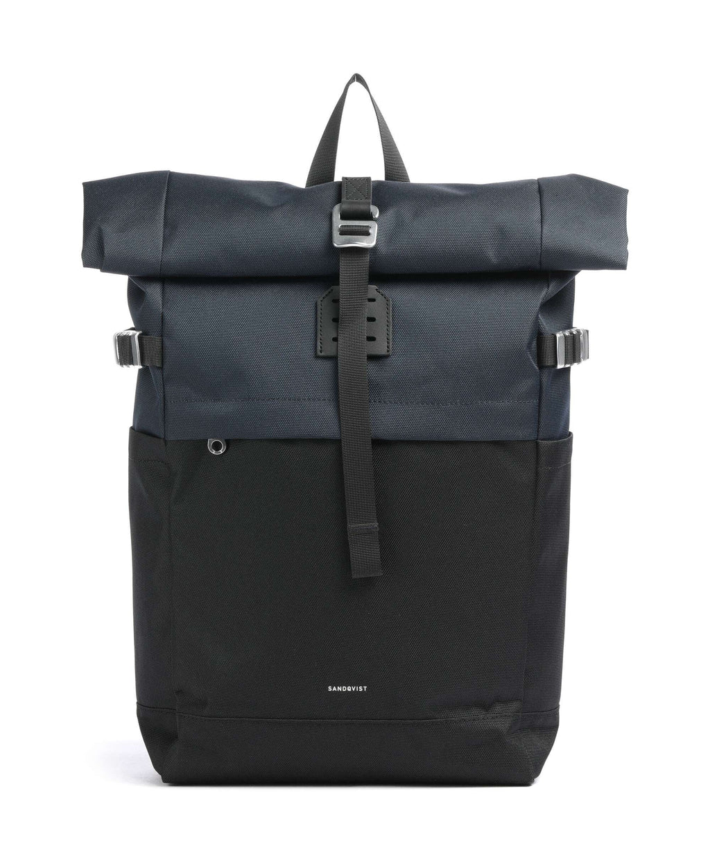 Sandqvist Icon M Rolltop backpack multicolour/black/navy