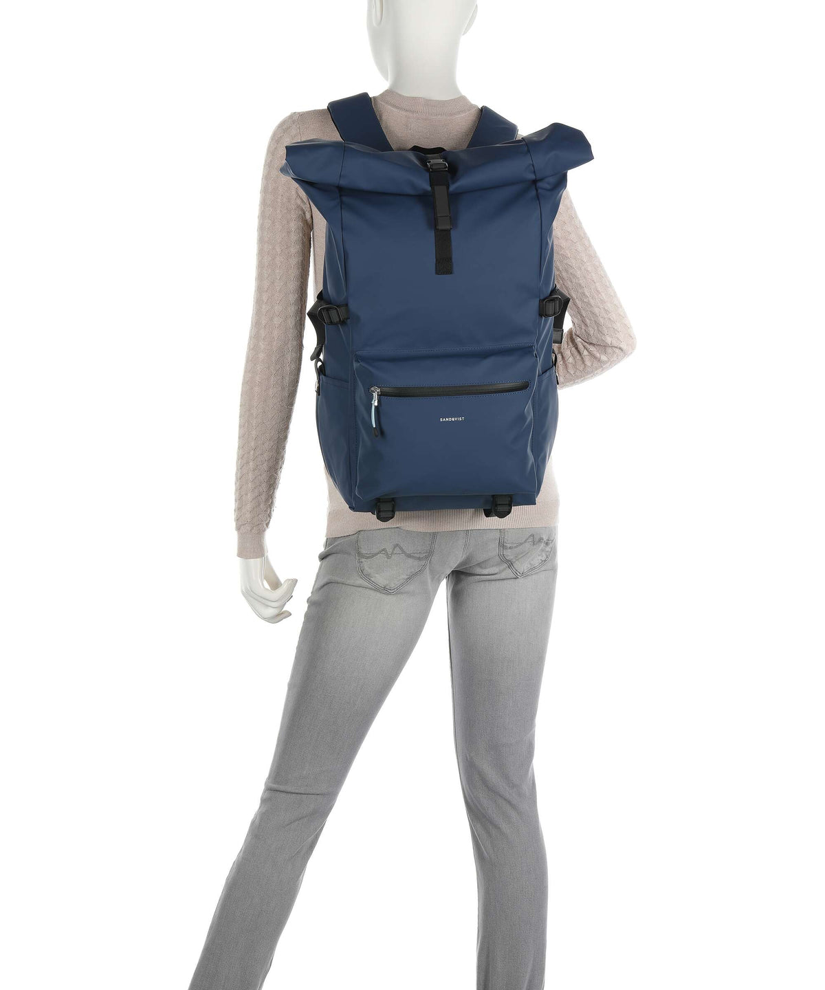 Sandqvist Stream Ruben 2.0 Rolltop backpack moss green