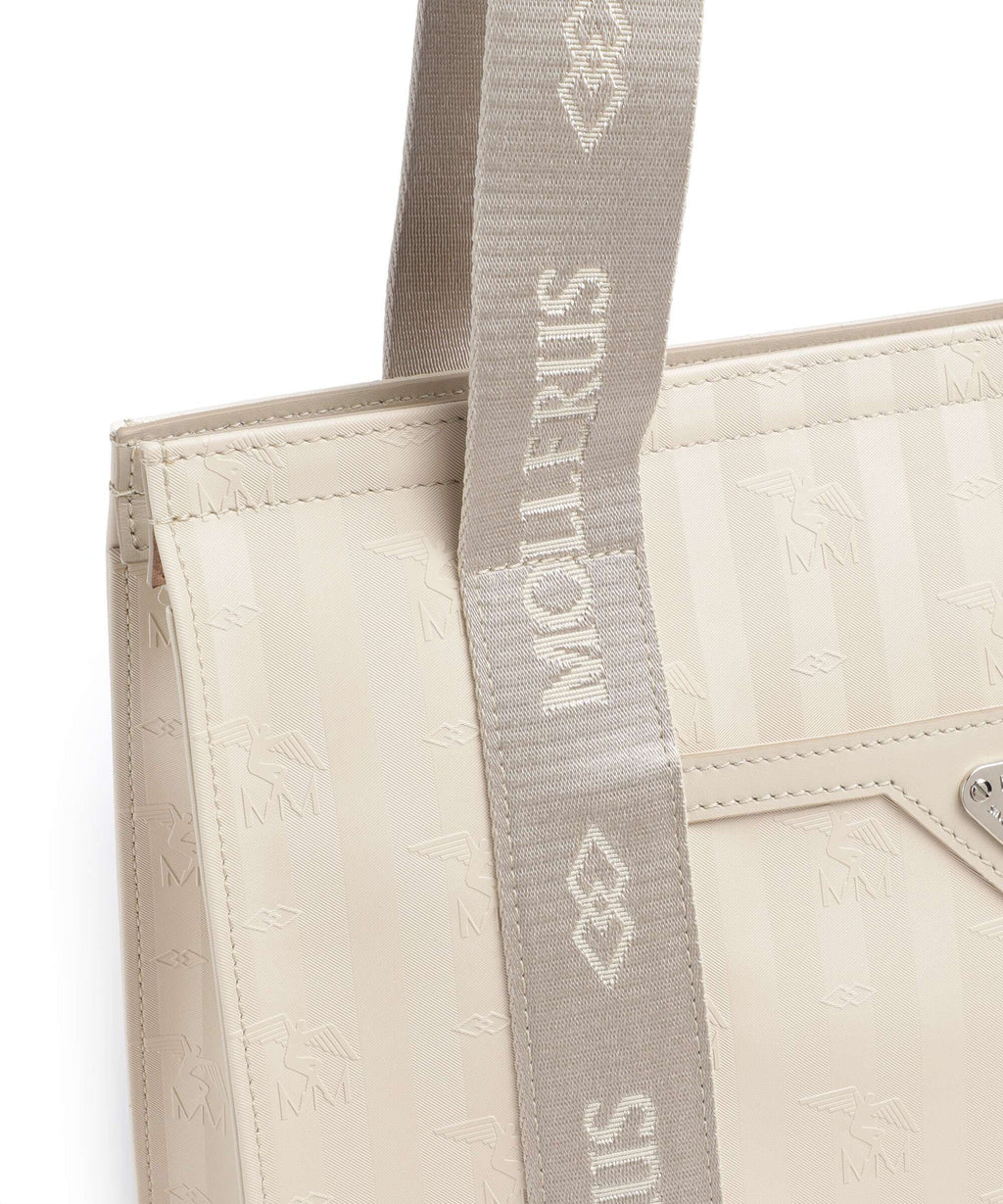 Maison Mollerus Vinerus Berlin Tote bag pearl weiss