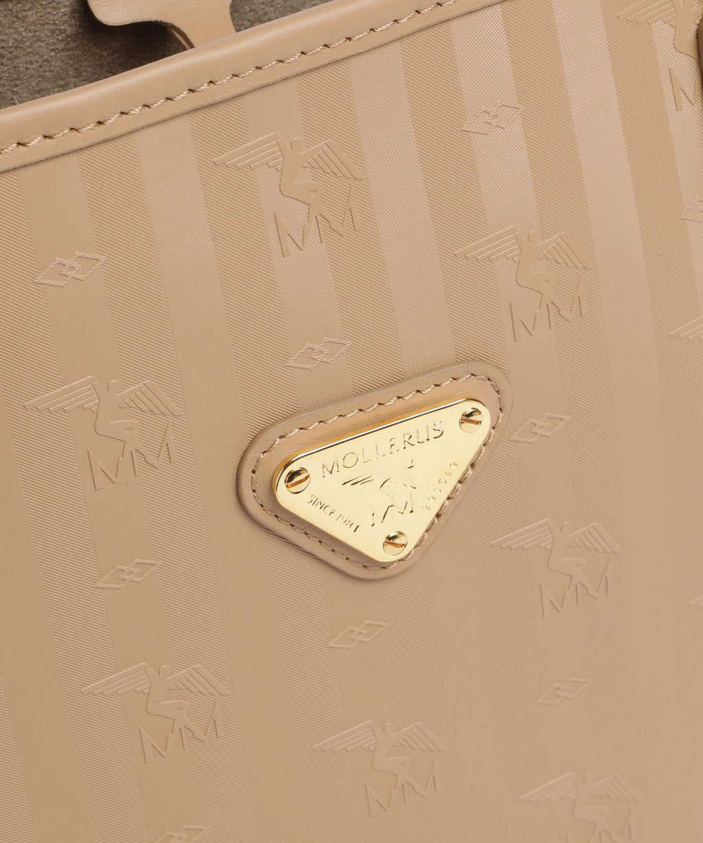 Maison Mollerus Vinerus Bern Tote bag cappuccino beige