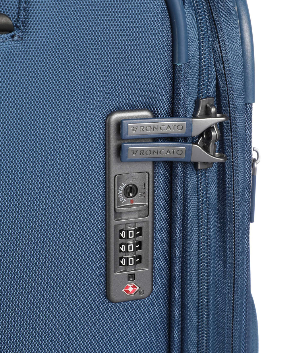 Roncato Gateway Spinner (4 wheels) blue