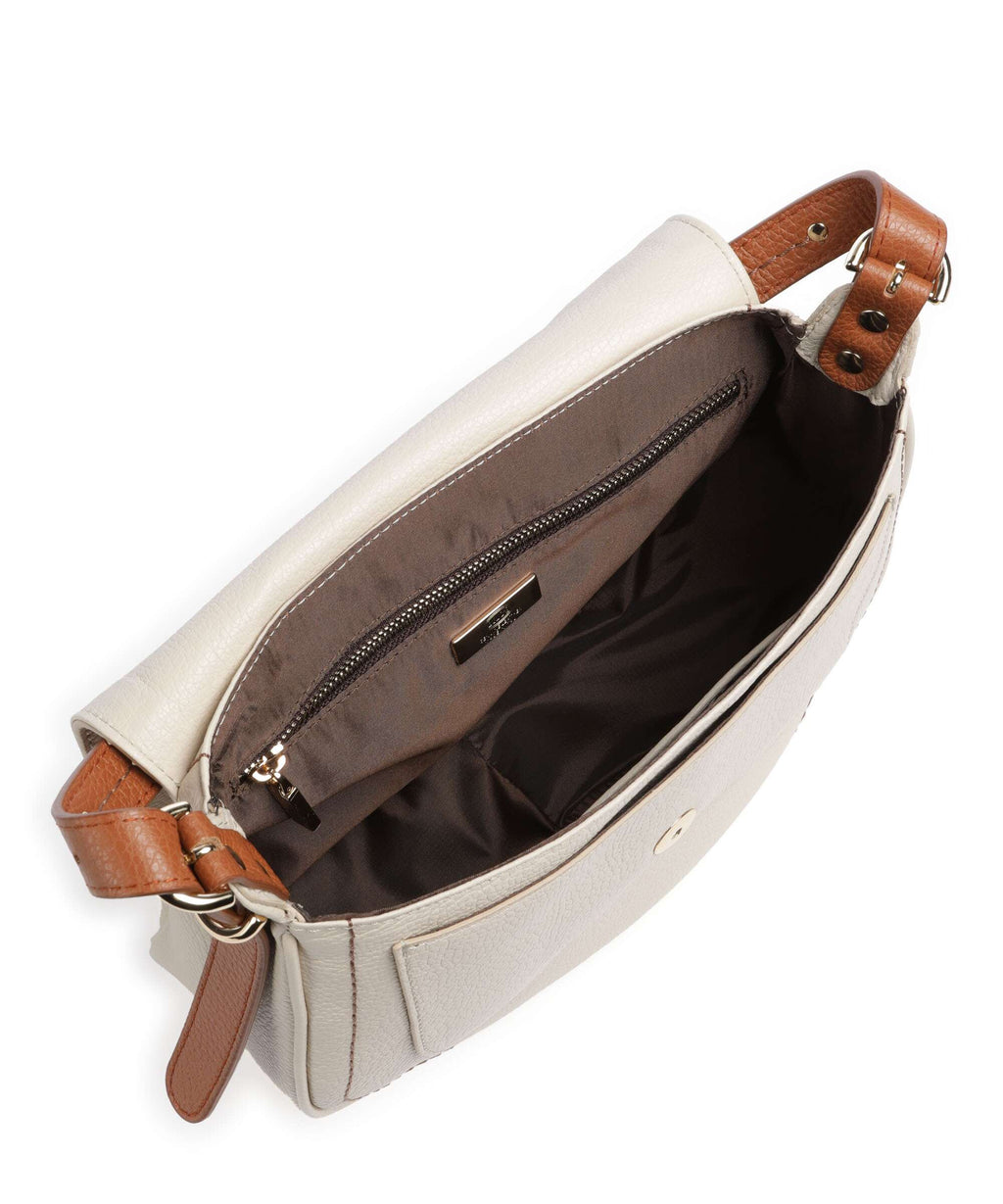 Brics Gondola Stella medium Shoulder bag cream/caramel
