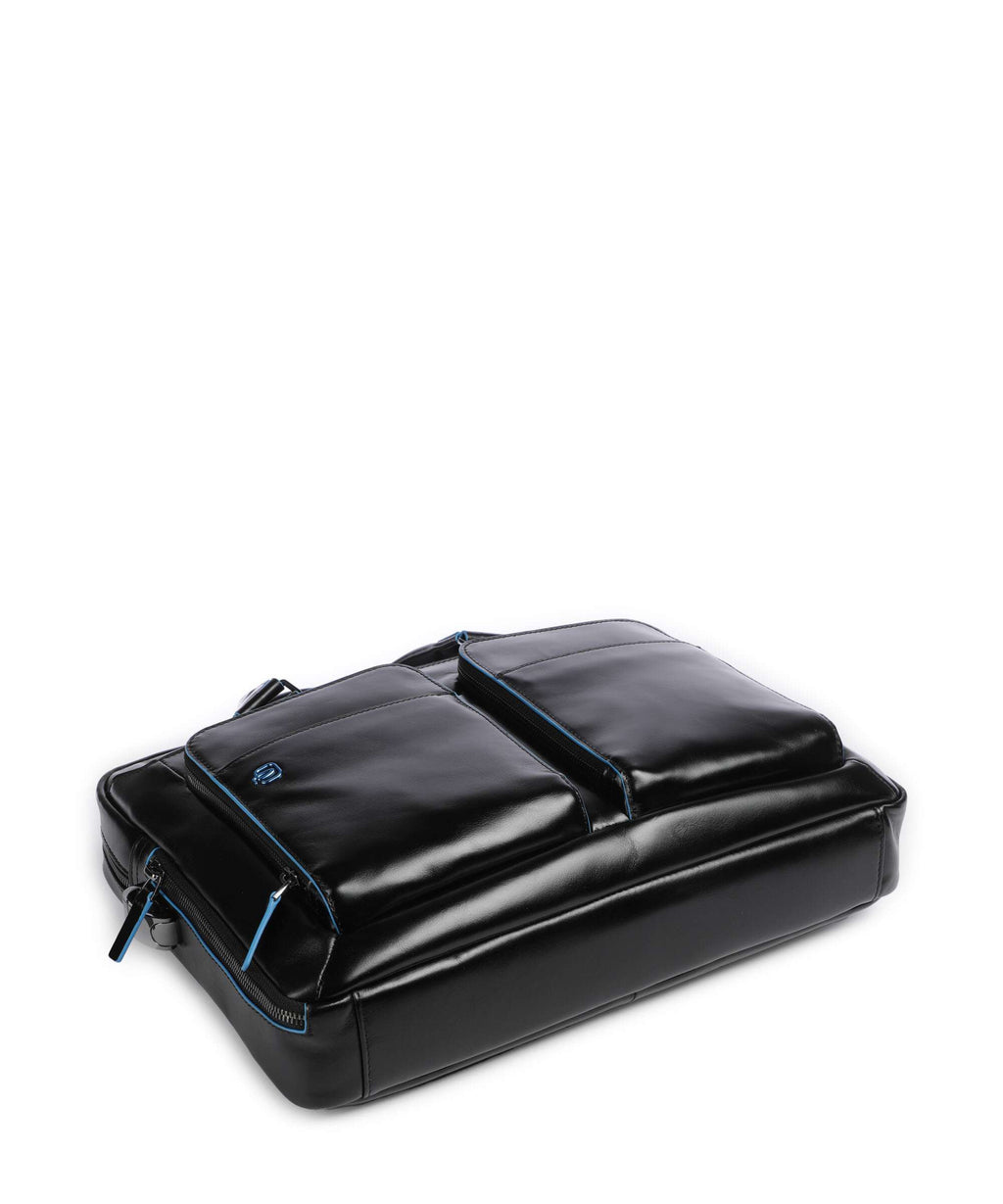 Piquadro Blue Square Briefcase nero