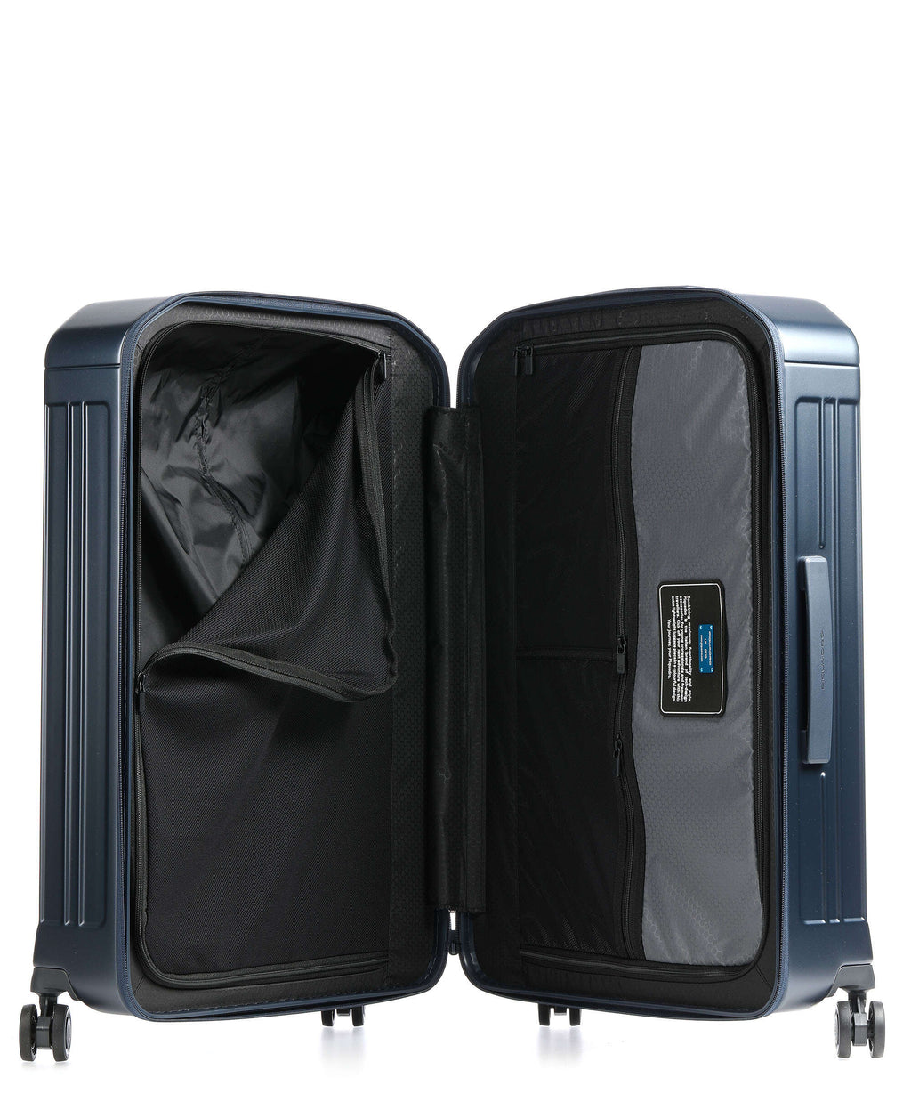 Piquadro PQ Light Spinner (4 wheels) matt blue