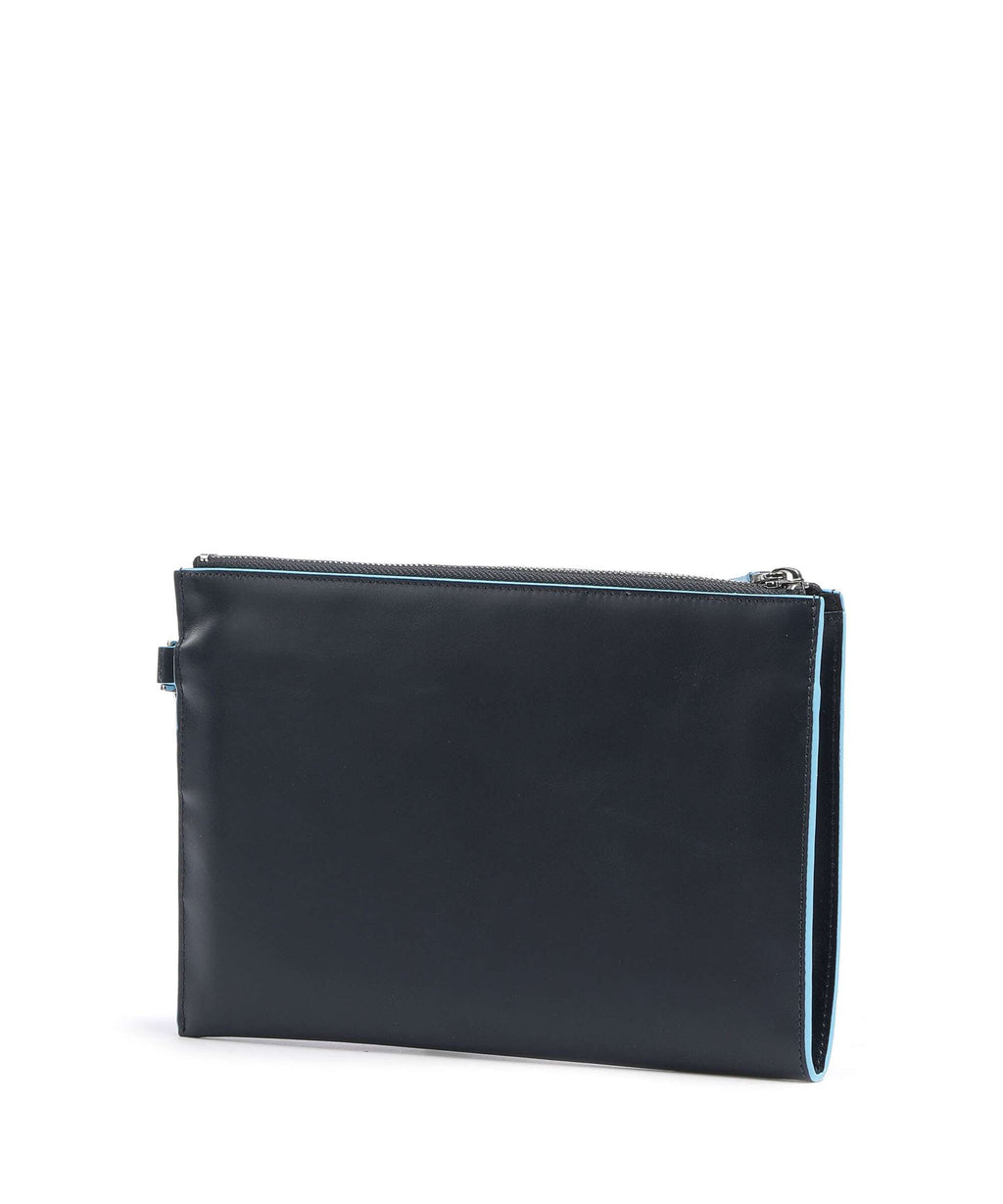 Piquadro Blue Square Wristlet blue